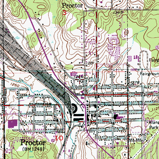 Topographic Map of Bethlehem Lutheran Church, MN