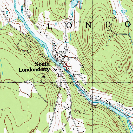 Topographic Map of Champion Fire Company 5, VT
