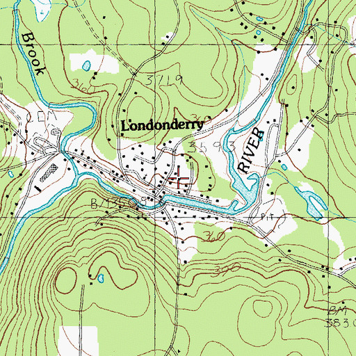 Topographic Map of Phoenix Fire Company 6, VT
