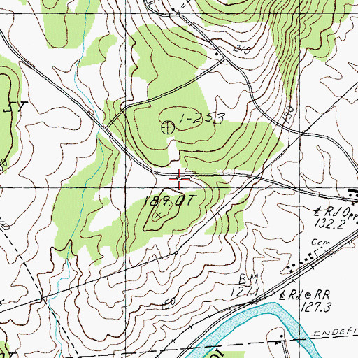 Topographic Map of Berkshire Fire Department, VT