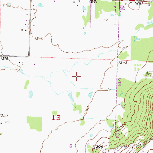 Topographic Map of Owl Creek School, AR