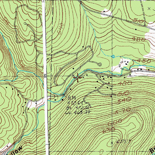 Topographic Map of West Wardsboro Fire Station, VT