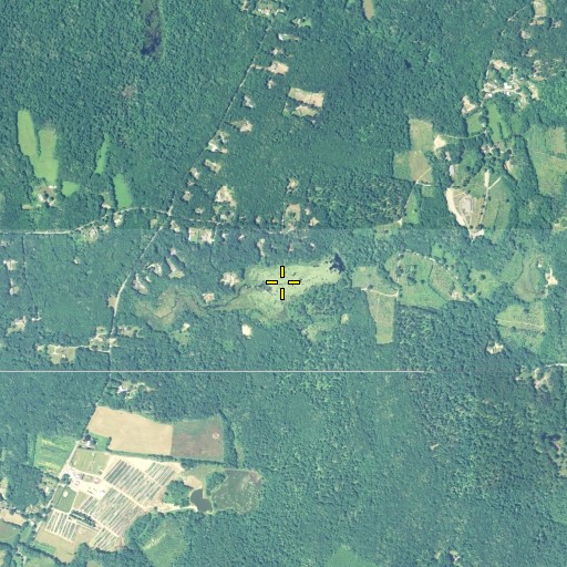 Aerial/Satellite Image of Wright Pond, CT