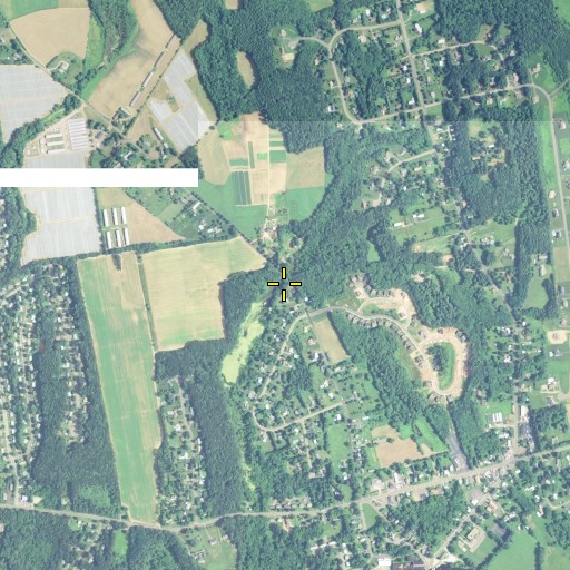 Aerial/Satellite Image of Wrights Brook, CT