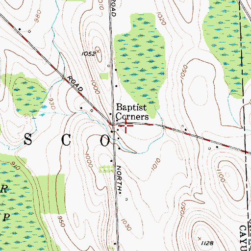 Topographic Map of School Number 1 (historical), NY