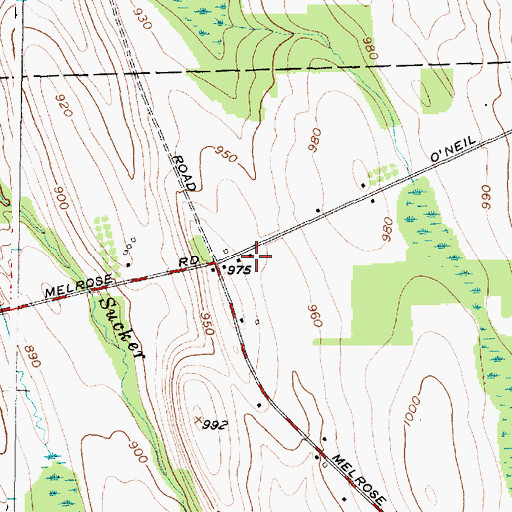 Topographic Map of School Number 6 (historical), NY