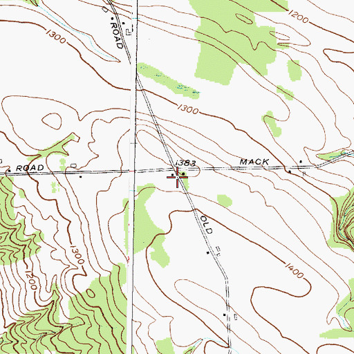 Topographic Map of School Number 11 (historical), NY
