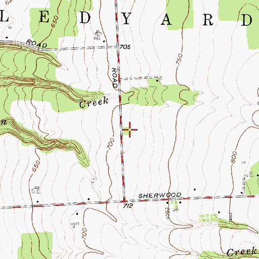 Topographic Map of School Number 4 (historical), NY
