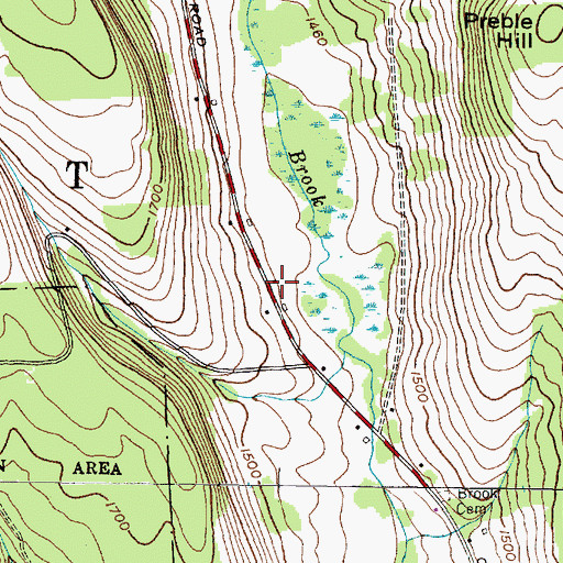 Topographic Map of School Number 7 (historical), NY