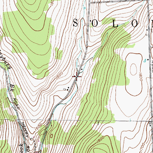 Topographic Map of Shuler School (historical), NY