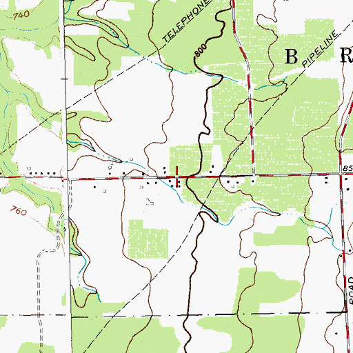 Topographic Map of Fenton, NY