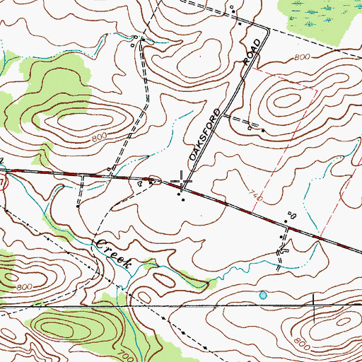 Topographic Map of Crossroads School (historical), NY