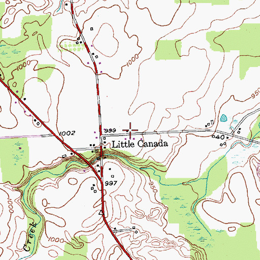 Topographic Map of School Number 10 (historical), NY