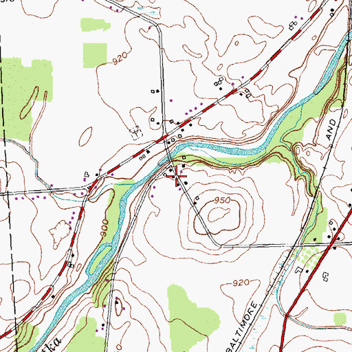 Topographic Map of School Number 11 (historical), NY