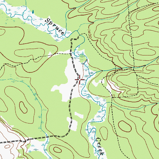 Topographic Map of Mexico Clearing, NY