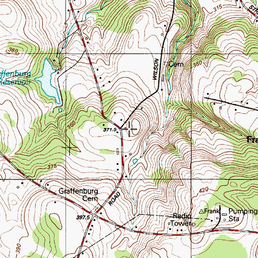 Topographic Map of School Number 4 (historical), NY