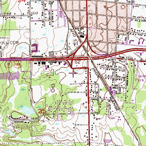 Topographic Map of Christian and Missionary Church, MN