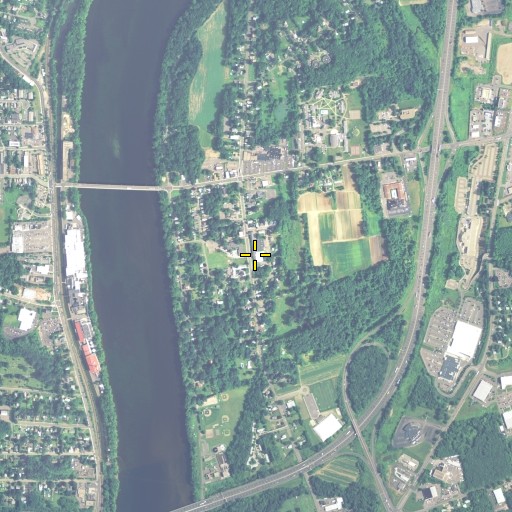 Aerial/Satellite Image of East Windsor Middle School, CT