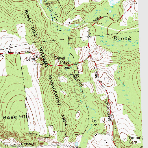 Topographic Map of Venetian Harbor, CT