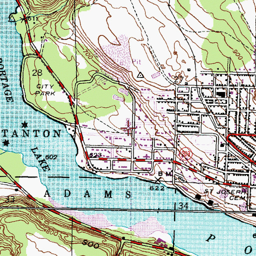 Topographic Map of Copper Country Learning Center, MI