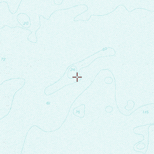 Topographic Map of Budd Reef, CT