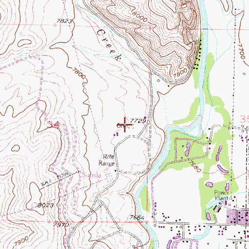 Topographic Map of Palisade Cemetery, CO