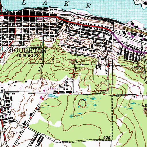 Topographic Map of Medical Arts Health Care Center, MI
