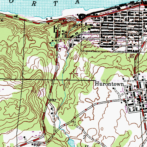 Topographic Map of Apria Healthcare, MI