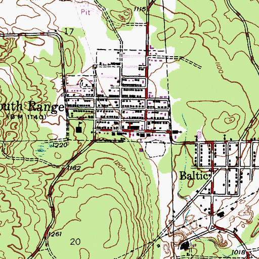 Topographic Map of Copper Range Historical Museum, MI