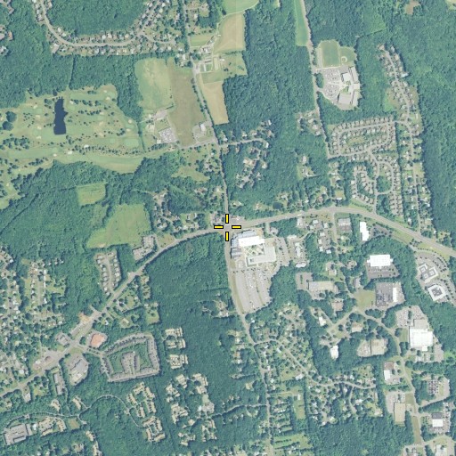 Aerial/Satellite Image of Bensted Corner, CT