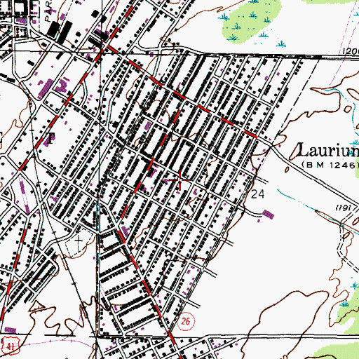 Topographic Map of Apostolic Lutheran Church, MI