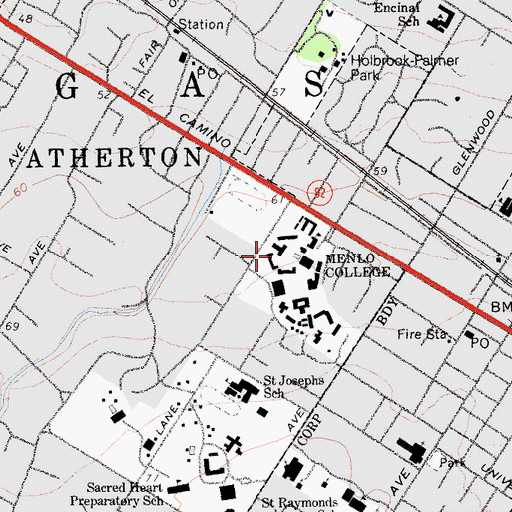 Topographic Map of Kratt Hall, CA