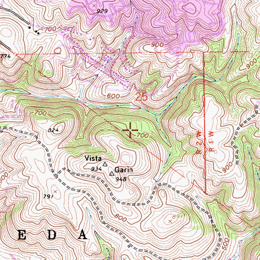 Topographic Map of Wickander Flat, CA