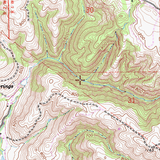 Topographic Map of Russian Canyon, CA