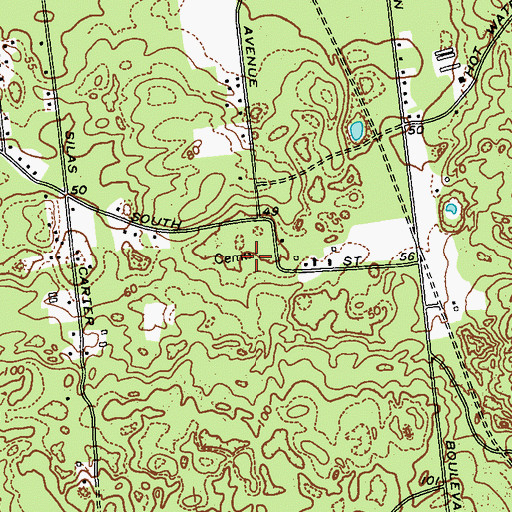 Topographic Map of Wines Private Graveyard, NY
