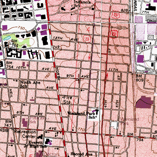 Topographic Map of Saint Sophia Orthodox Cathedral, OH