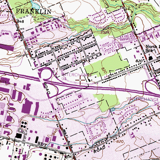 Topographic Map of All Nations Church, OH