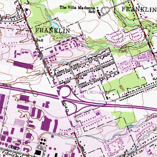 Topographic Map of Cambodian Evangelical Church, OH