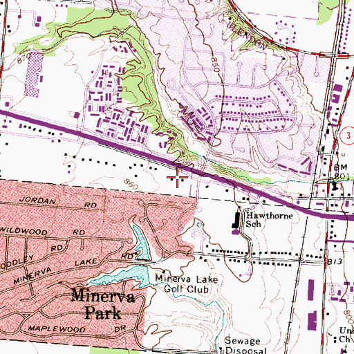 Topographic Map of Ching Ter Maintreya Temple, OH