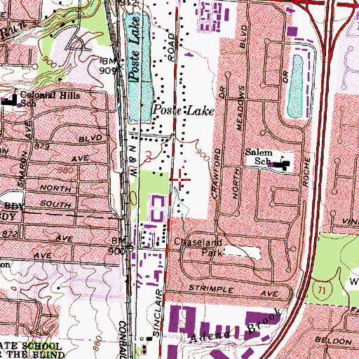 Topographic Map of Hesed Christian Fellowship Church, OH