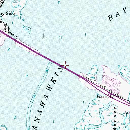 Topographic Map of Dorland J Henderson Memorial Bridge, NJ