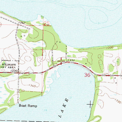 Topographic Map of School Number 199 (historical), MN