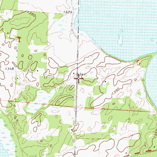 Topographic Map of School Number 267 (historical), MN