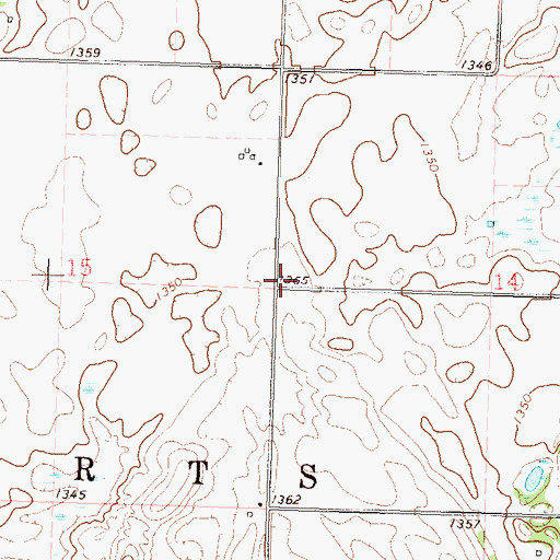 Topographic Map of School Number 177 (historical), MN