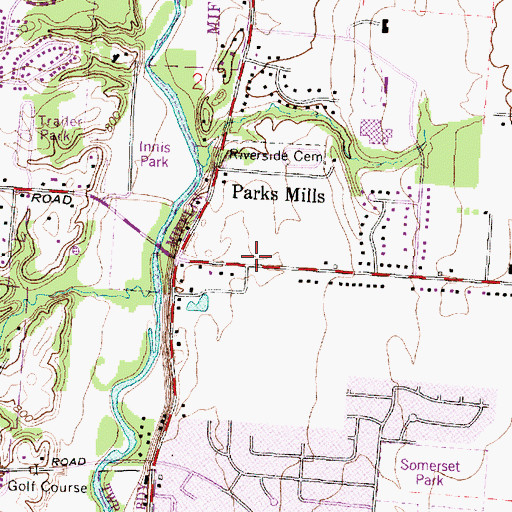 Topographic Map of Christ Community Church, OH