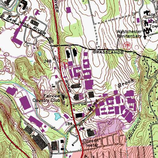 Topographic Map of Loeb Memorial Home (historical), NY