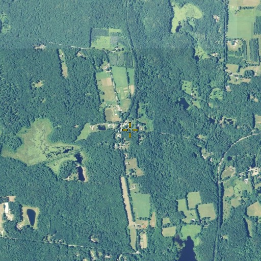 Aerial/Satellite Image of Rawson, CT