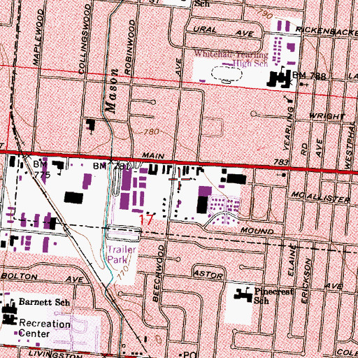 Topographic Map of Abc Academy, OH