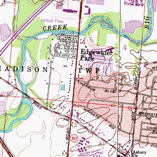 Topographic Map of First Class Driving Academy, OH