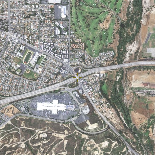 Aerial/Satellite Image of Exit 9, CA